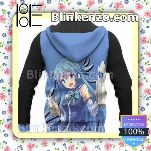 Aqua KonoSuba Anime Personalized T-shirt, Hoodie, Long Sleeve, Bomber Jacket x