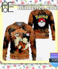 Arcanine Pokemon Anime Tie Dye Style Personalized T-shirt, Hoodie, Long Sleeve, Bomber Jacket a