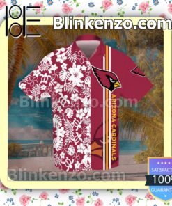 Arizona Cardinals Football Team Red Summer Hawaiian Shirt