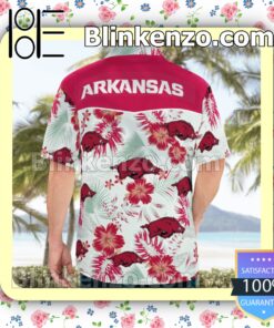 Arkansas Razorbacks Logo Summer Hawaiian Shirt a