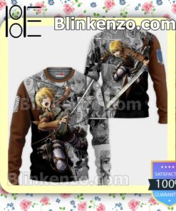 Armin Arlert Attack On Titan Anime Manga Personalized T-shirt, Hoodie, Long Sleeve, Bomber Jacket a