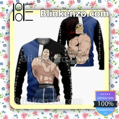 Armstrong Alex Louis Fullmetal Alchemist Anime Personalized T-shirt, Hoodie, Long Sleeve, Bomber Jacket a
