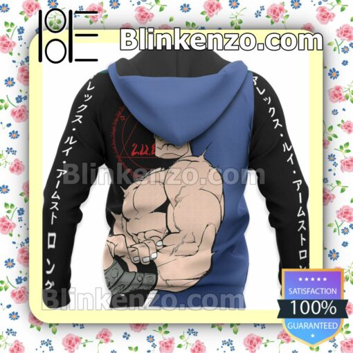 Armstrong Alex Louis Fullmetal Alchemist Anime Personalized T-shirt, Hoodie, Long Sleeve, Bomber Jacket x