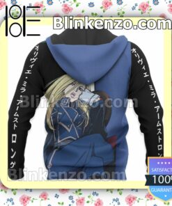 Armstrong Olivier Mira Fullmetal Alchemist Anime Personalized T-shirt, Hoodie, Long Sleeve, Bomber Jacket x
