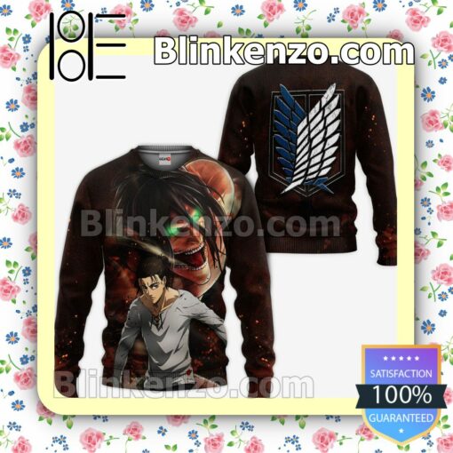 Attack On Titan Eren Yeager AOT Final Season Anime Personalized T-shirt, Hoodie, Long Sleeve, Bomber Jacket a
