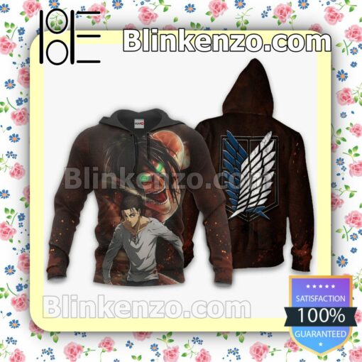 Attack On Titan Eren Yeager AOT Final Season Anime Personalized T-shirt, Hoodie, Long Sleeve, Bomber Jacket b