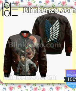 Attack On Titan Eren Yeager AOT Final Season Anime Personalized T-shirt, Hoodie, Long Sleeve, Bomber Jacket c