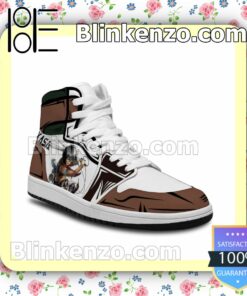Attack On Titan Mikasa Ackerman Air Jordan 1 Mid Shoes b