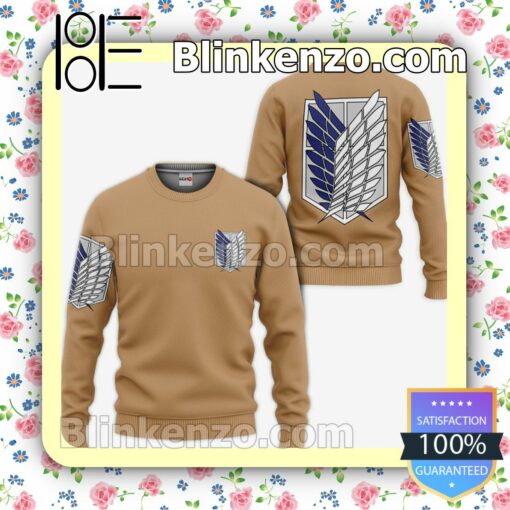 Attack On Titan Wings Of Freedom Scout Regiment Anime Personalized T-shirt, Hoodie, Long Sleeve, Bomber Jacket b