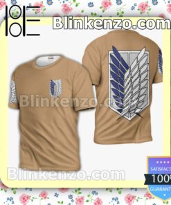 Attack On Titan Wings Of Freedom Scout Regiment Anime Personalized T-shirt, Hoodie, Long Sleeve, Bomber Jacket c