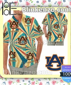 Auburn Tigers Retro Vintage Style Mens Shirt, Swim Trunk