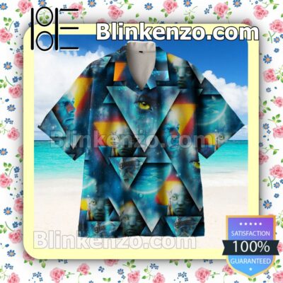 Avatar Characters Triangle Summer Hawaiian Shirt, Mens Shorts