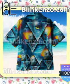 Avatar Characters Triangle Summer Hawaiian Shirt, Mens Shorts a