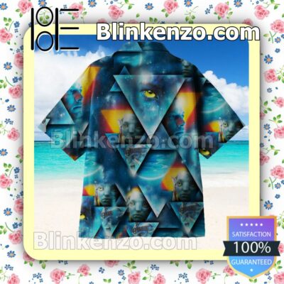 Avatar Characters Triangle Summer Hawaiian Shirt, Mens Shorts a