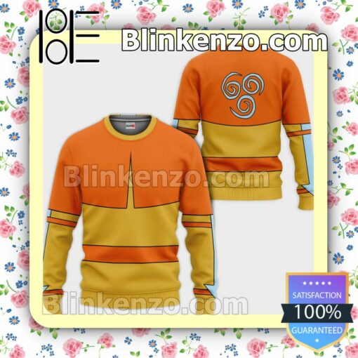 Avatar The Last Airbender Aang Uniform Anime Costume Personalized T-shirt, Hoodie, Long Sleeve, Bomber Jacket a
