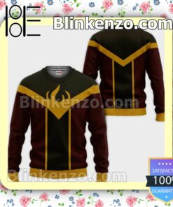 Avatar The Last Airbender Fire Elemental Uniform Costume Personalized T-shirt, Hoodie, Long Sleeve, Bomber Jacket a