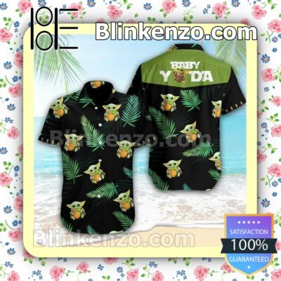 Baby Yoda Hug Pineapple Summer Shirt