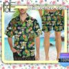 Baby Yoda Star Wars Coors Light Flowery Navy Summer Hawaiian Shirt, Mens Shorts