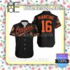 Baltimore Orioles Trey Mancini 16 2020 Mlb Black Summer Shirt