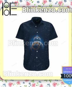 Bb8 Starwars Navy Galaxy Summer Shirts