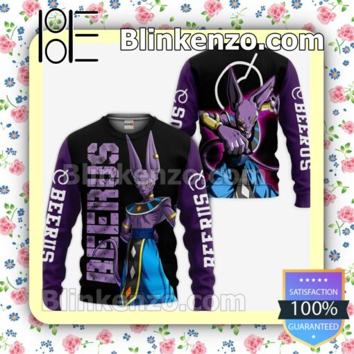 Beerus Dragon Ball Anime Personalized T-shirt, Hoodie, Long Sleeve, Bomber Jacket a