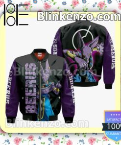 Beerus Dragon Ball Anime Personalized T-shirt, Hoodie, Long Sleeve, Bomber Jacket c