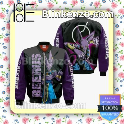 Beerus Dragon Ball Anime Personalized T-shirt, Hoodie, Long Sleeve, Bomber Jacket c