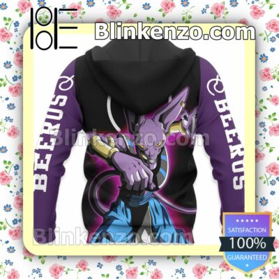 Beerus Dragon Ball Anime Personalized T-shirt, Hoodie, Long Sleeve, Bomber Jacket x