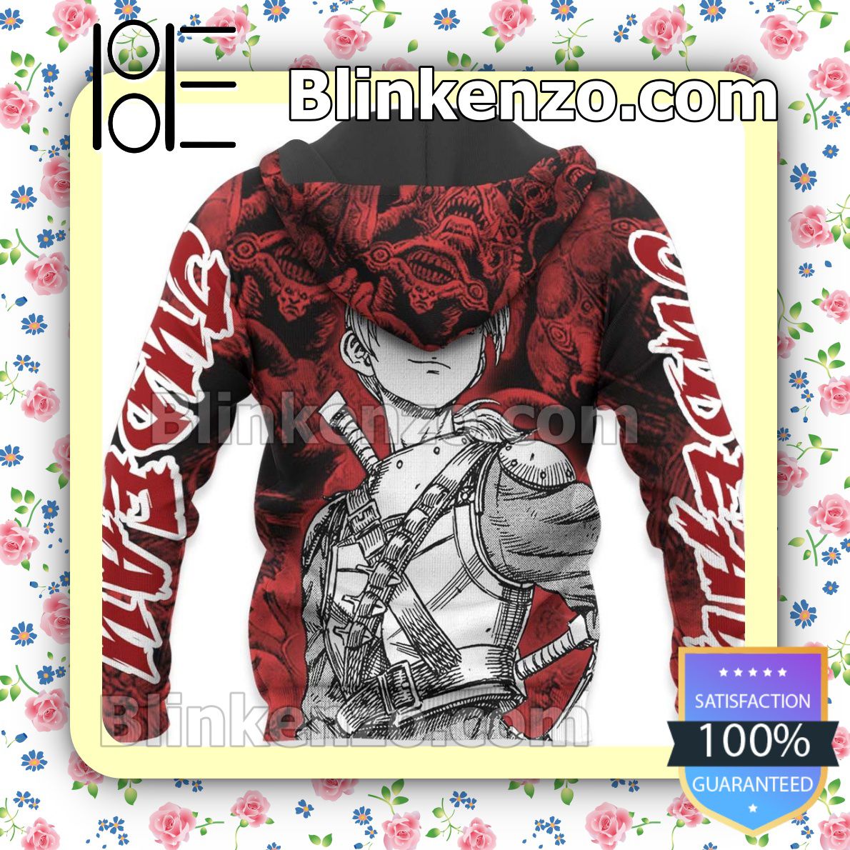 Anime Berserk Guts Print Hoodie Swordsman Gatsu Double Sided Graphic Hoodies  Men Oversized Fashion Vintage Gym Sweatshirt Size XS-4XL | Lazada
