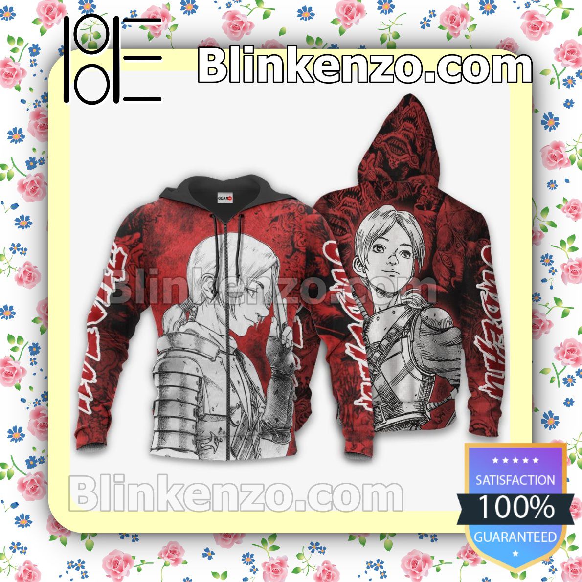 Berserk Judeau Custom Berserk Anime Personalized T-shirt, Hoodie, Long Sleeve, Bomber Jacket