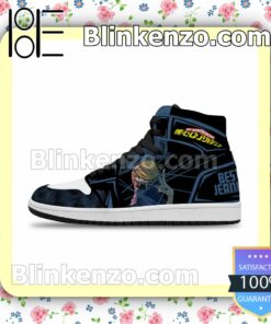 Best Jeanist My Hero Academia Anime Custom Air Jordan 1 Mid Shoes