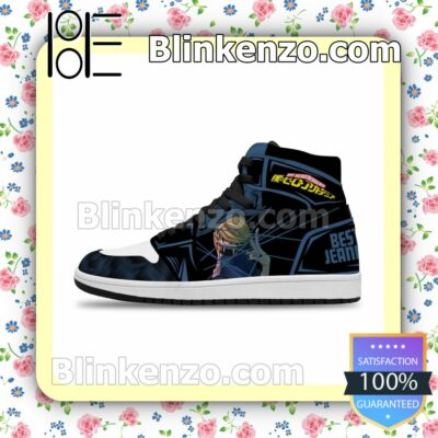 Best Jeanist My Hero Academia Anime Custom Air Jordan 1 Mid Shoes