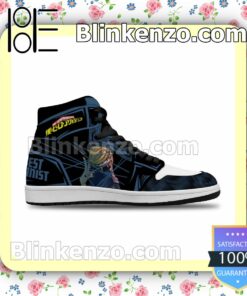 Best Jeanist My Hero Academia Anime Custom Air Jordan 1 Mid Shoes b
