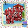 Betty Boop Lips Print Red Style 2 Summer Shirts