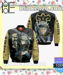 Black Bull Asta Black Clover Anime Personalized T-shirt, Hoodie, Long Sleeve, Bomber Jacket c