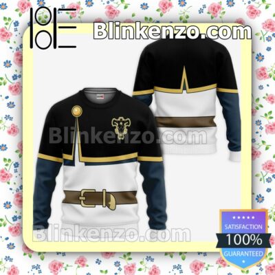 Black Bull Asta Costume Black Clover Anime Personalized T-shirt, Hoodie, Long Sleeve, Bomber Jacket a