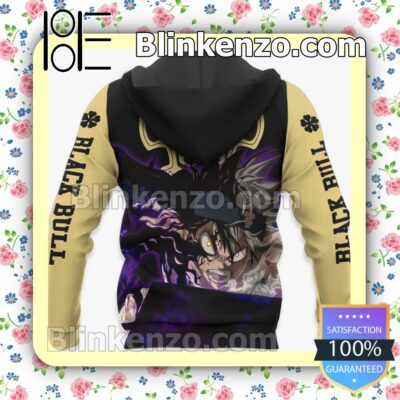 Black Bull Devil Asta Black Clover Anime Personalized T-shirt, Hoodie, Long Sleeve, Bomber Jacket x