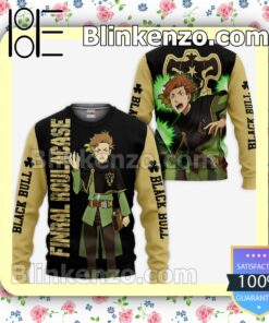 Black Bull Finral Roulacase Black Clover Anime Personalized T-shirt, Hoodie, Long Sleeve, Bomber Jacket a