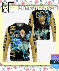 Black Bull Luck Voltia Black Clover Anime Personalized T-shirt, Hoodie, Long Sleeve, Bomber Jacket a