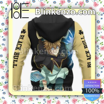 Black Bull Luck Voltia Black Clover Anime Personalized T-shirt, Hoodie, Long Sleeve, Bomber Jacket x