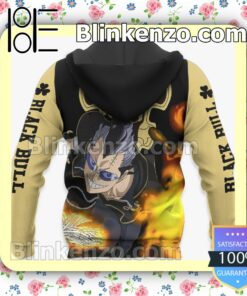 Black Bull Magna Swing Black Clover Anime Personalized T-shirt, Hoodie, Long Sleeve, Bomber Jacket x