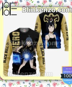 Black Bull Nero Black Clover Anime Personalized T-shirt, Hoodie, Long Sleeve, Bomber Jacket a
