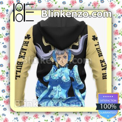 Black Bull Noelle Silva Black Clover Anime Personalized T-shirt, Hoodie, Long Sleeve, Bomber Jacket x