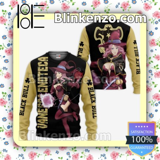 Black Bull Vanessa Black Clover Anime Personalized T-shirt, Hoodie, Long Sleeve, Bomber Jacket a