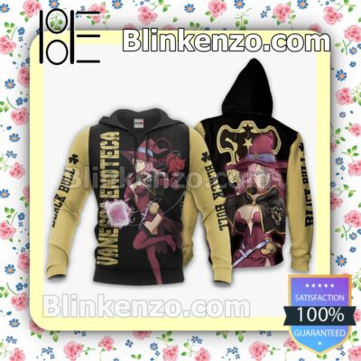 Black Bull Vanessa Black Clover Anime Personalized T-shirt, Hoodie, Long Sleeve, Bomber Jacket b