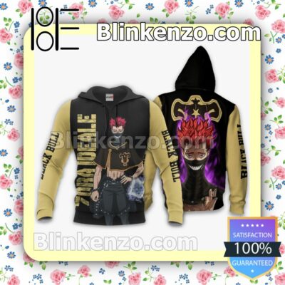 Black Bull Zora Ideale Black Clover Anime Personalized T-shirt, Hoodie, Long Sleeve, Bomber Jacket b