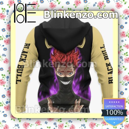 Black Bull Zora Ideale Black Clover Anime Personalized T-shirt, Hoodie, Long Sleeve, Bomber Jacket x
