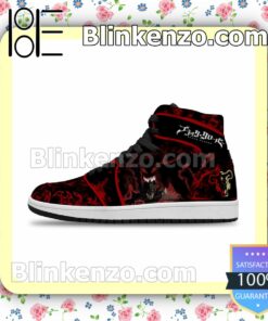 Black Clover Asta Black Bull Knight Anime Air Jordan 1 Mid Shoes