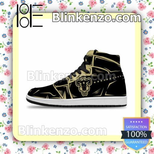 Black Clover Black Bull Air Jordan 1 Mid Shoes