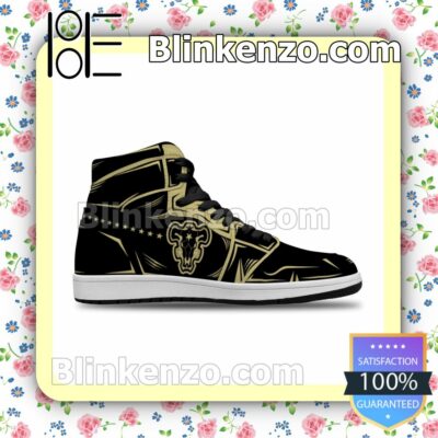 Black Clover Black Bull Air Jordan 1 Mid Shoes a